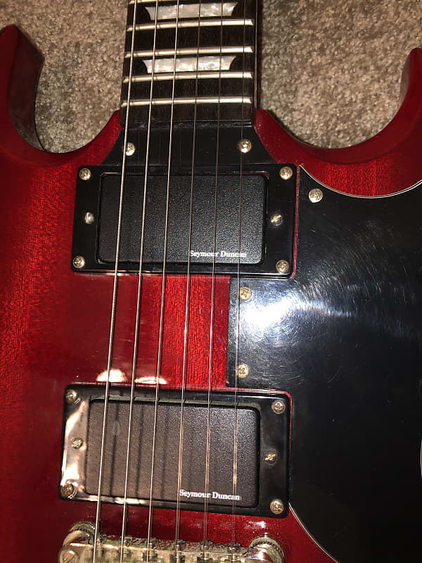 Saymour Duncanピックアップ Epiphone SG エレキギター Saymour Duncanピックアップ Epiphone SG エレキギター