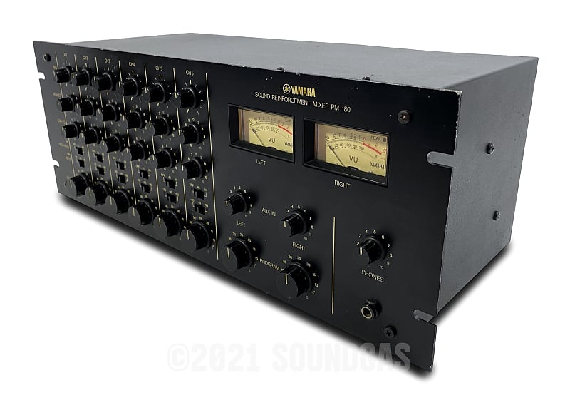 YAMAHA PM-180 ヤマハ マイクプリアンプ 6チャンネルミキサー YAMAHA PM-180 ヤマハ マイクプリアンプ 6チャンネルミキサー