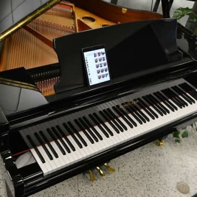 Schiller Baby Grand Piano w/ iQ PAD Player System - Black Polish image 3