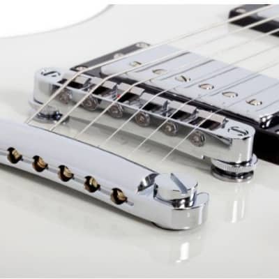 Schecter Tempest Custom Electric Guitar - Vintage White image 6