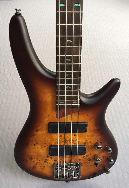 Ibanez SR500PB 4 String Electric Bass Guitar Flat Brown Burst