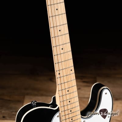 ESP LTD Ron Wood Signature Seymour Duncan Guitar w/ Case – Black image 4