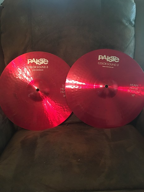 Immagine Paiste 14" Color Sound 5 Heavy Hi-Hat Cymbals (Pair) - 1
