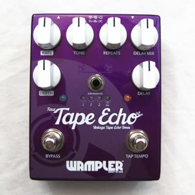 Used Wampler Faux Tape Echo V2 Delay Guitar Effects Pedal for sale