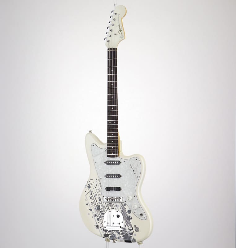 Squier by Fender MAMI Jazzmaster Pearl White (S/N:ICS14149729) (06/19)