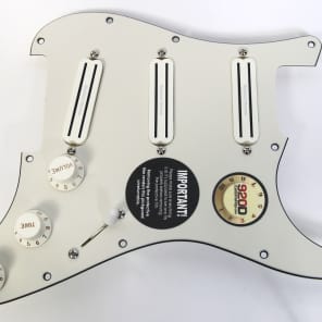 920D Custom Shop 295-15-12 Seymour Duncan Cool/Cool/Hot Rails Loaded Strat Pickguard