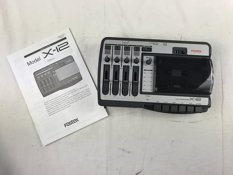 Fostex X-12 4 Track Multitracker Analog Multi-track Cassette Tape 