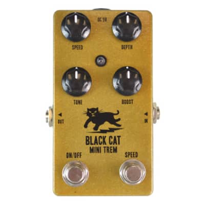 Reverb.com listing, price, conditions, and images for black-cat-pedals-mini-trem