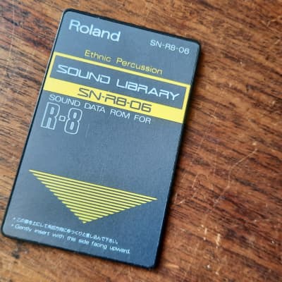 Roland SN-R8-06 Ethnic Percussion rom card for R-8