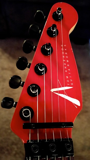 Tom Anderson Translucent Red Grand Am Custom Stratocaster