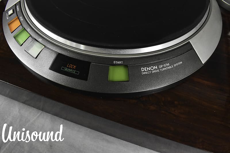 Denon DP-57M Direct Drive Turntable System in Very Good Denon DP-57M Direct Drive Turntable System in Very Good