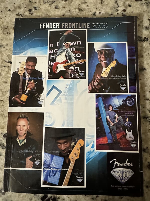 Fender Frontline Catalog 2006 Bass VI stratocaster telecaster Reverb