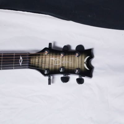 DEAN Exhibition Ultra FM Acoustic/Electric guitar w/Fishman USB - Charcoal Burst w/ Hard Case image 5