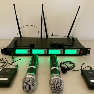 NESO-SU4 Series Professional Selectable UHF Wireless Microphone System –  Sound Town