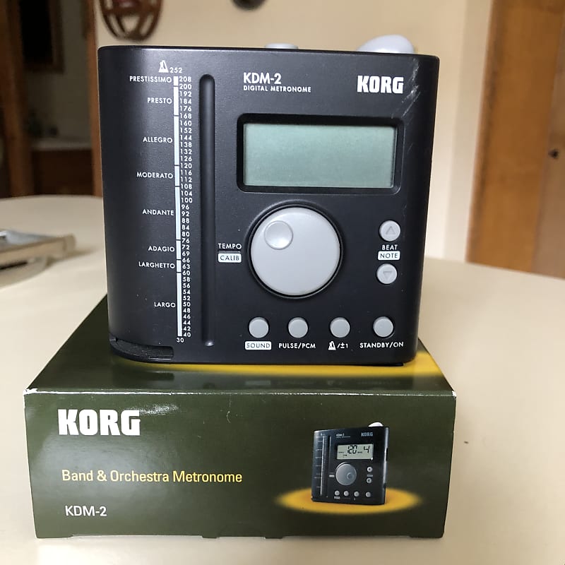 KDM2 True Tone Advanced Digital Metronome 2018 Black Reverb