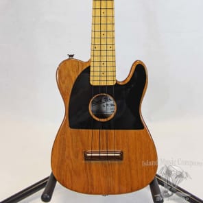 K Wave Rock Telecaster Ukulele Natural Finish | Reverb