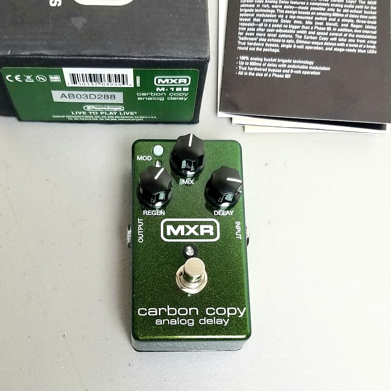 MXR Carbon Copy M169 Analog Delay Pedal - Minty in Box! | Reverb