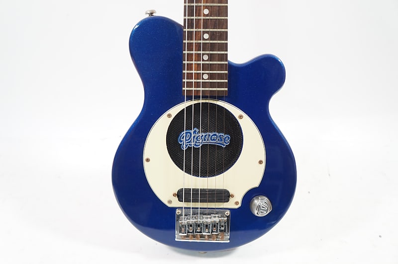 Pignose PGG-200 BLUE Built-in Amp travel mini guitar Worldwide 