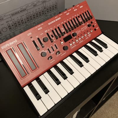 Roland Boutique SH-01a Ltd Edition RED + K-25m keyboard | Reverb