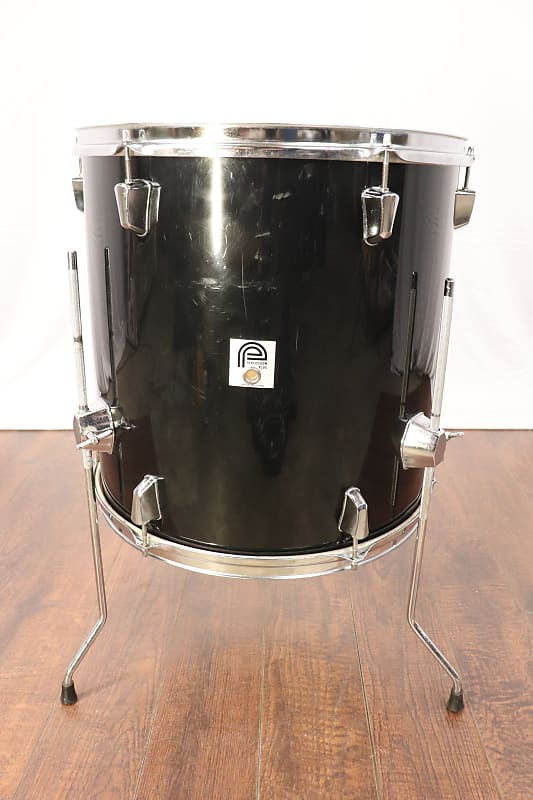 Percussion Plus 16X16" Floor Tom Drum Black Reverb