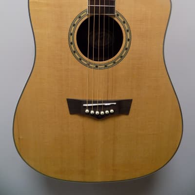 Peavey DW-2 CE Delta Woods Solid Top Acoustic Electric Guitar w/ Case - Natural Satin for sale