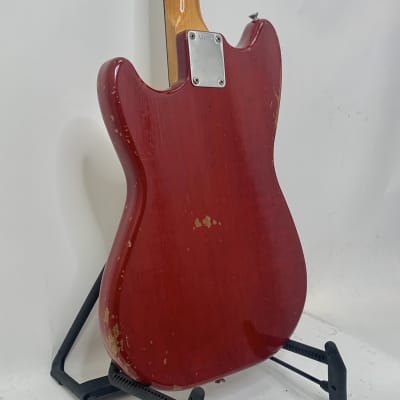 Fender Pre CBS L Series Musicmaster 1964 Rare Mahogany Body Cherry image 10