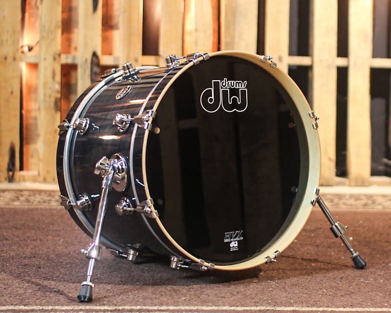 Dw Performance Ebony Stain Bass Drum 14x18 Reverb