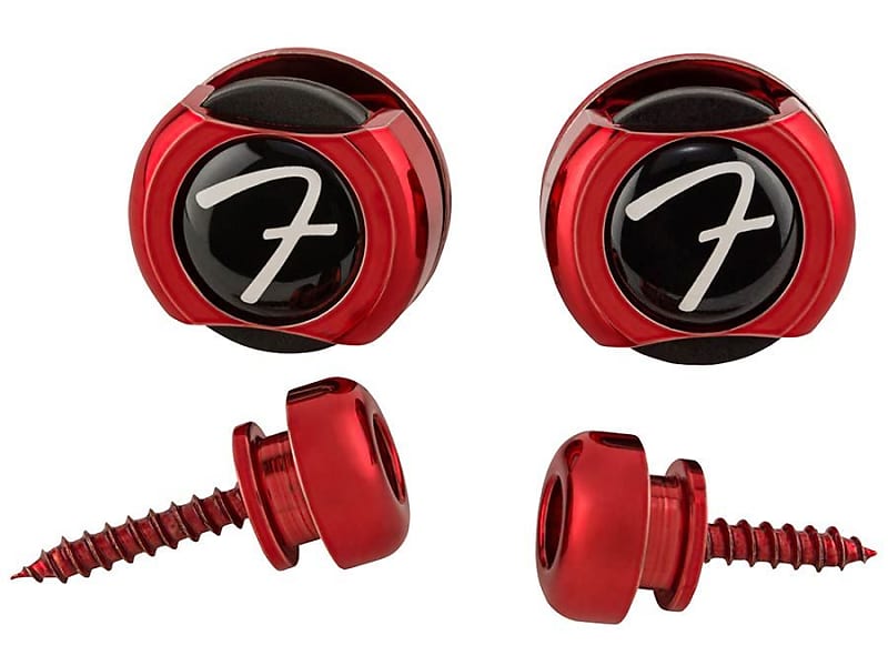 Fender Infinity Guitar and Bass Strap Locks red 099-0818-609