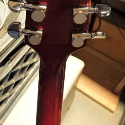 Hamer Echotone 2000 Trans Red 335 Semi-Hollow Guitar Seymour Duncan PAF image 12
