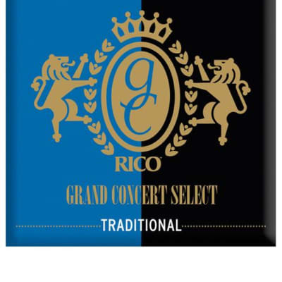 Rico Grand Concert Select Traditional Bb Clarinet Reeds, Strength 3.5, 10-pack image 1