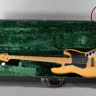 1989 Fender Japan JB75-750 ’75 Reissue Jazz Bass Natural for sale