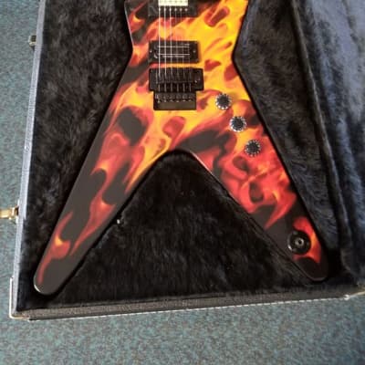 Dean Dime o flame 2010 Black with flame image 7
