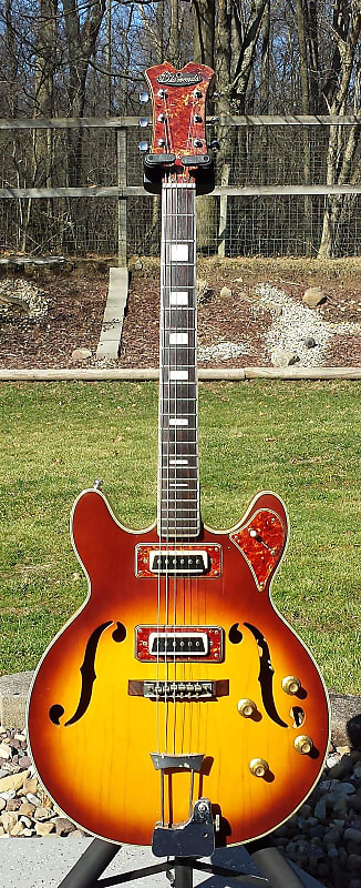 Aria 1202T Semi Hollow Body Guitar / Vintage guitar made in Japan image 1
