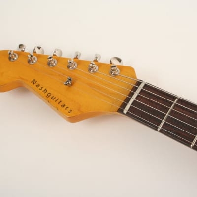 Nash Guitars S-63 Olympic White Lollar Pickups Left Handed image 5