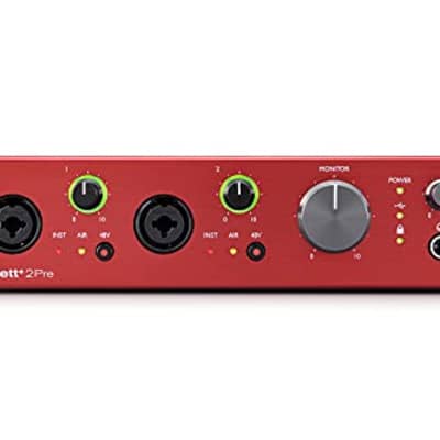 Focusrite Clarett+ 2Pre USB-C Audio Interface | Reverb