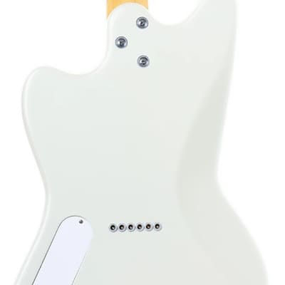 Harmony Silhouette Guitar w/ MONO Bag, Rosewood Fretboard, Nitro Finish Pearl White image 8