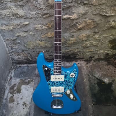 Philippe Dubreuille Ken Custom Jazzmaster (Reverse Headstock) Blue for sale