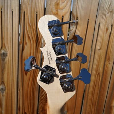 G&L USA Kiloton-5/Fretless/Lined Jet Black Satin Frost 5-String Electric Bass Guitar w/ Black Tolex Case (2023) image 9