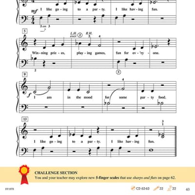 Hal Leonard Faber Piano Adventures - Level 1 Lesson Book - 2nd Edition image 6