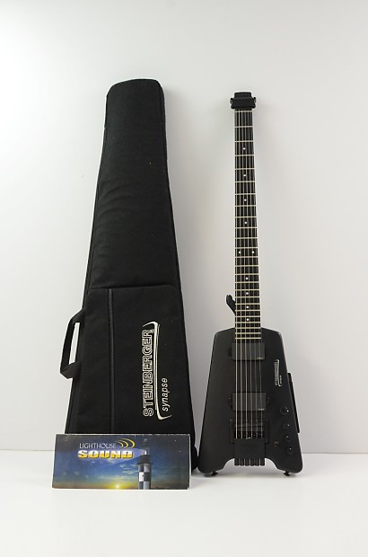 Steinberger Synapse TranScale ST-2FPA Electric Guitar - Black w/ Gig Bag