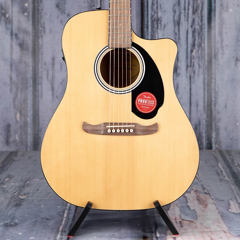 Fender FA-125CE Dreadnought Acoustic/Electric, Natural image 1