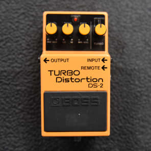 88年 日本製 BOSS TURBO Distortion DS-2 1988 Boss DS-2 Turbo Distortion guitar pedal, made in Japan