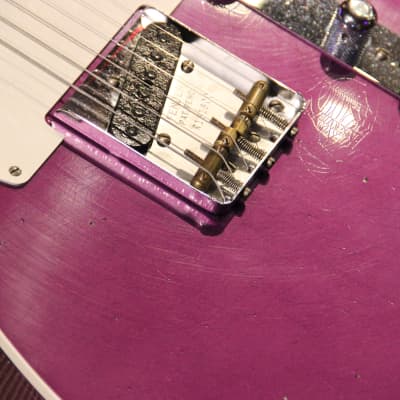 Fender Limited Edition Custom Shop '50s Telecaster Custom Reverse Journeyman Purple Metallic image 6