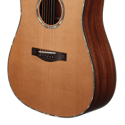 Teton STS205CENT 205 Series Dreadnought All Solid Mahogany Acoustic-Electric, Free Shipping image 1