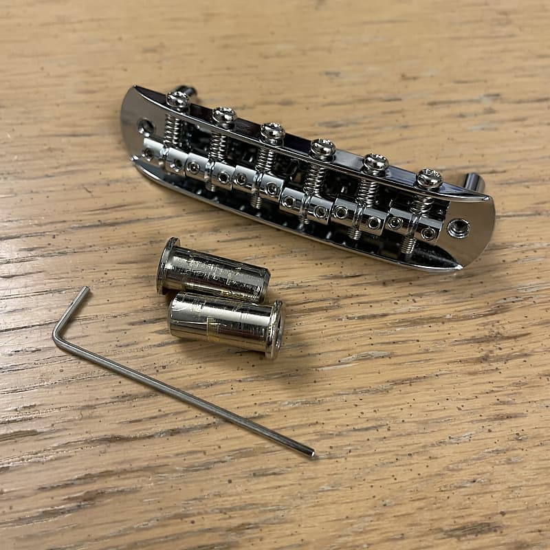 Fender CME Player Jazzmaster Jaguar Bridge & Thimbles Chrome Reverb