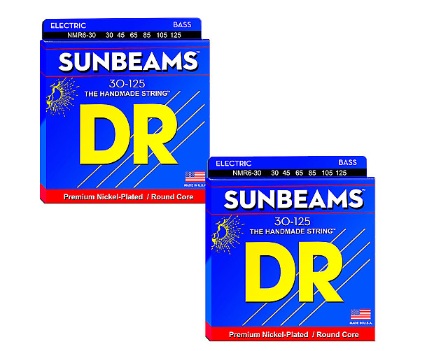DR Strings NMR6 30 6 String Medium Sunbeam Nickel Plated Steel