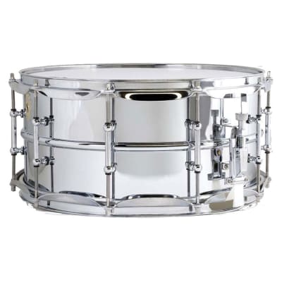 Ludwig LM402T Supraphonic 6.5x14" Aluminum Snare Drum with Tube Lugs