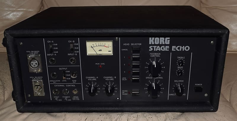 Korg SE-500 Stage Echo Tape Delay 1970s - Black image 1