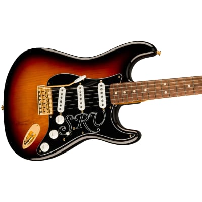 Fender Stevie Ray Vaughan Stratocaster Guitar, Pau Ferro Fingerboard, 3-Color Sunburst image 4