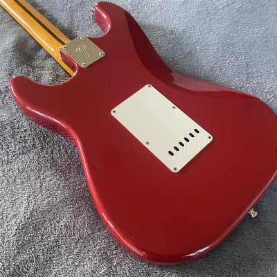 2023 Del Mar Lutherie  Surfcaster Strat  Candy Apple Red - Made in USA image 10